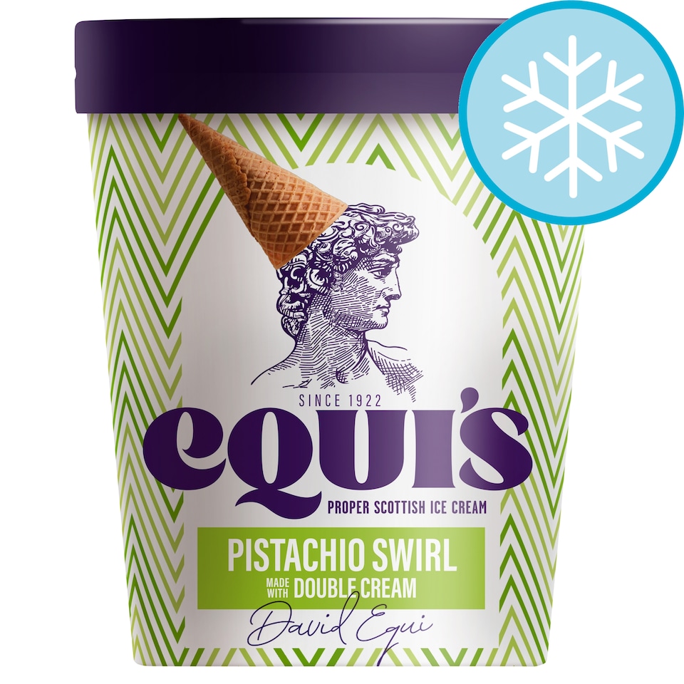 Equi's Pistachio Swirl Made with Double Cream Ice Cream 460ml
