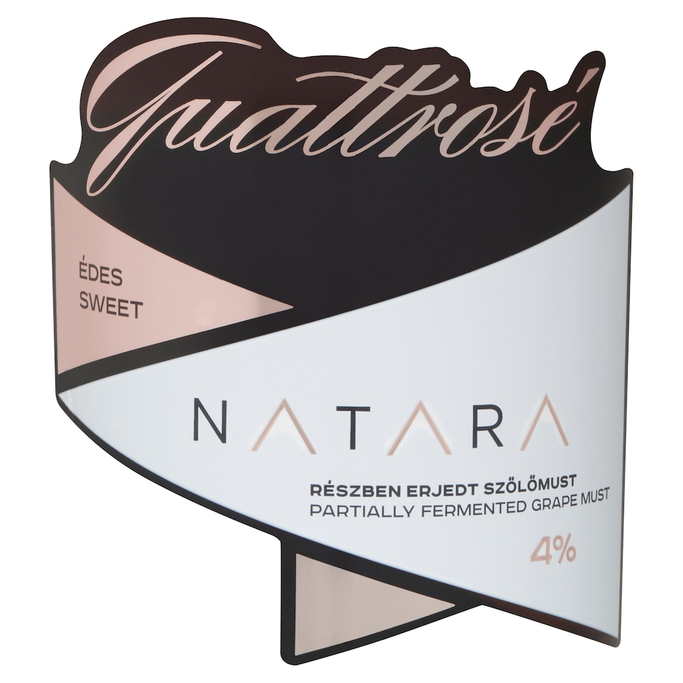 image 1 of Natara Quattrosé Partially Fermented Sweet Rosé Grape Must 4% 750 ml