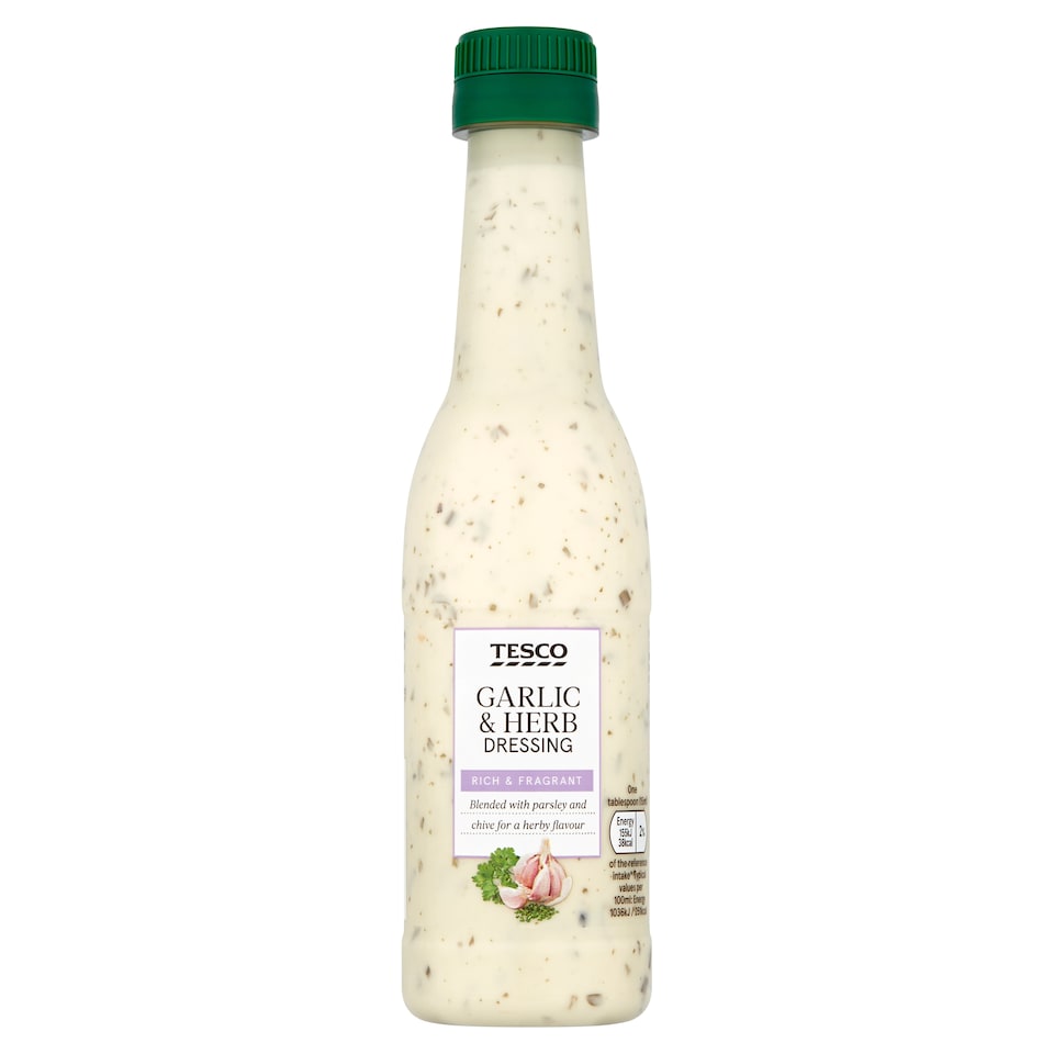 Tesco Garlic & Herb Dressing 250Ml