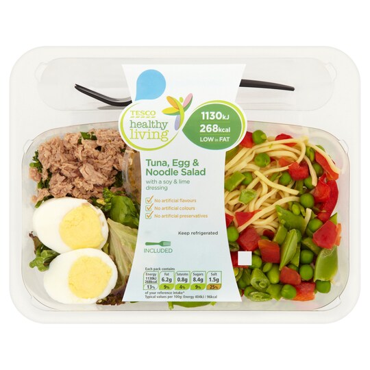 Tesco H/L Tuna Egg & Noodle Salad 280g