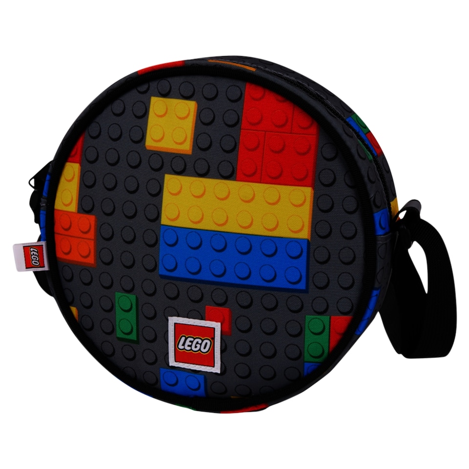 image 1 of LEGO Bricks Colorful Round Crossbody Bag 1,2 l, 16 x 16 x 6,35 cm