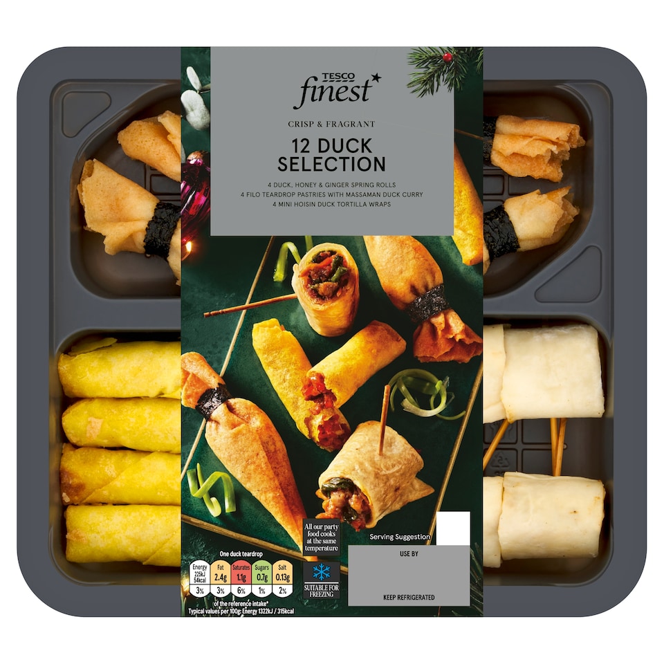 Tesco Finest 12 Duck Selection 204G