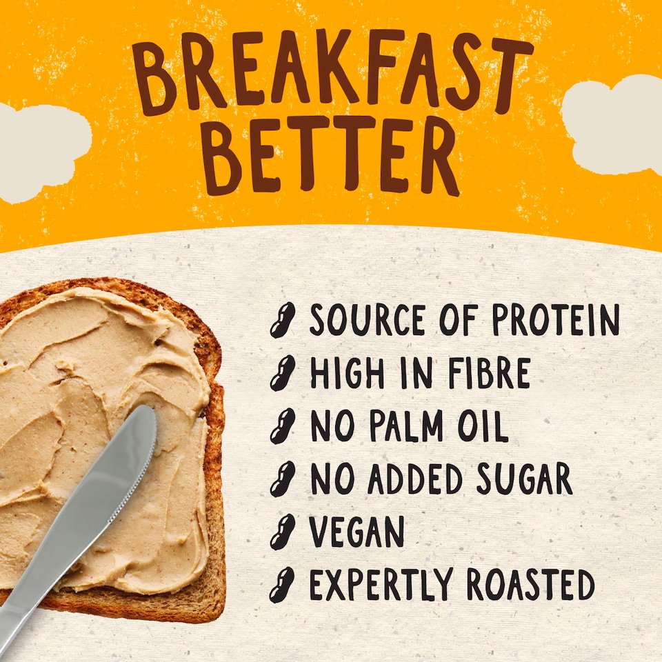 image 1 of Whole Earth Smooth Peanut Butter 454G