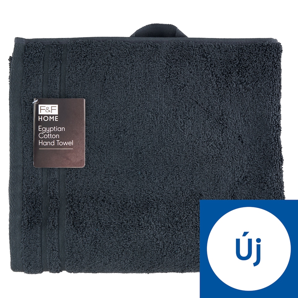 image 1 of F&F Home Charcoal Egyptian Hand Towel 50 cm x 90 cm