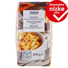 Tesco Hrach žltý lúpaný polený 500 g