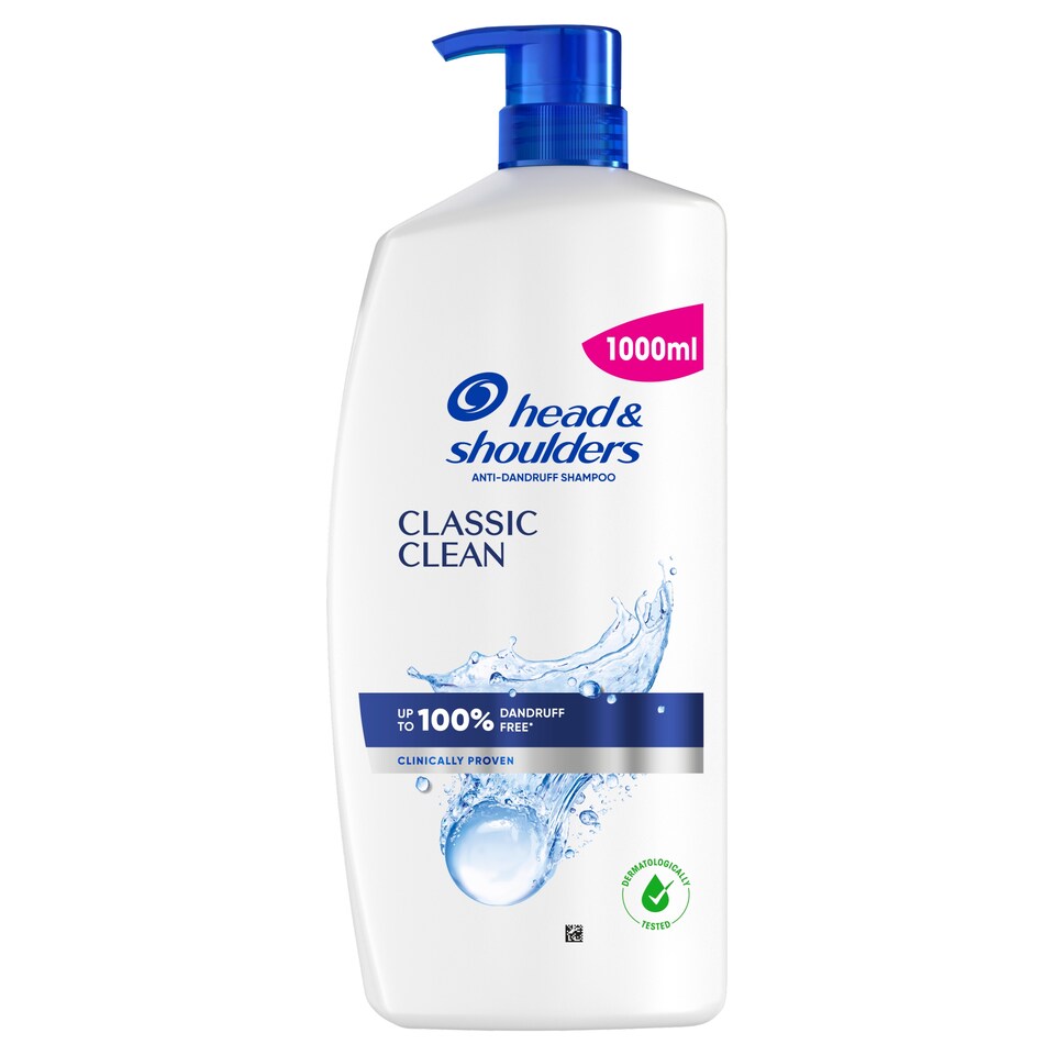 image 1 of Head & Shoulders Classic Clean Anti Dandruff Shampoo, 800ml Pump for Daily Use