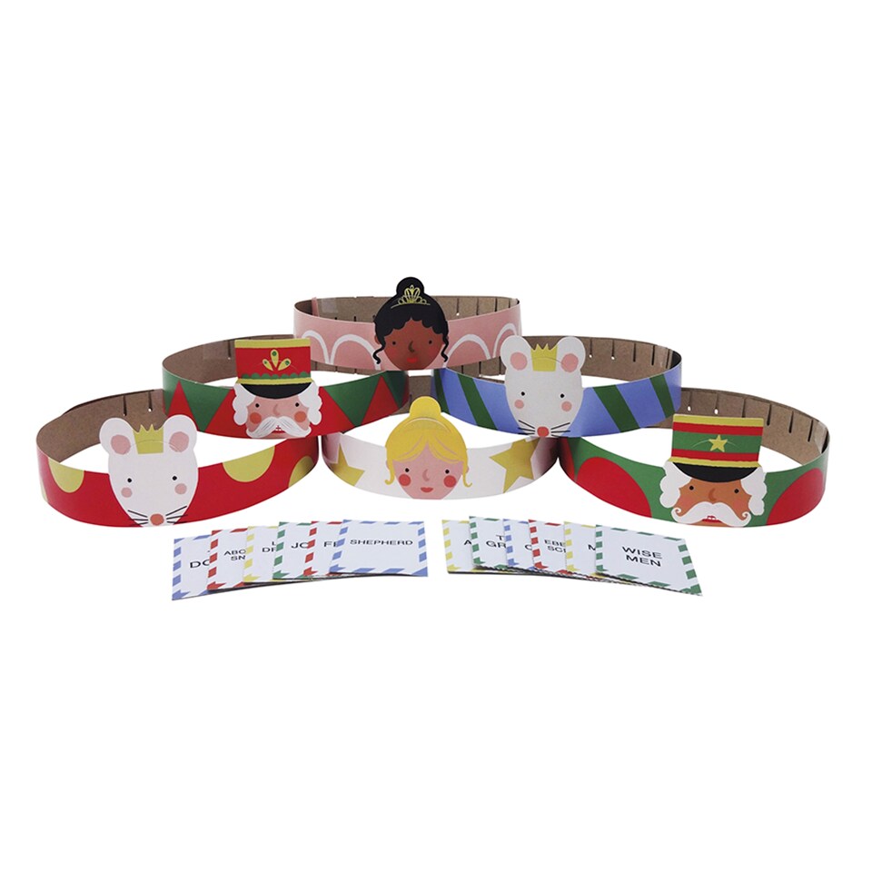 image 1 of Tesco Novelty Character Christmas Crackers 6 pack