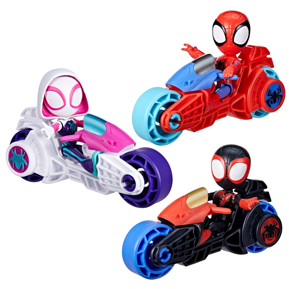 image 1 of Marvel Spidey and His Amazing Friends  GhostSpider with Motorcycle Set