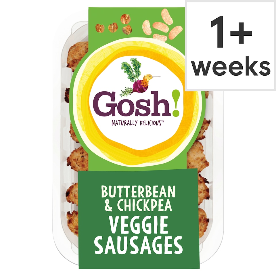 Gosh 6 Veggie Sausages 240G