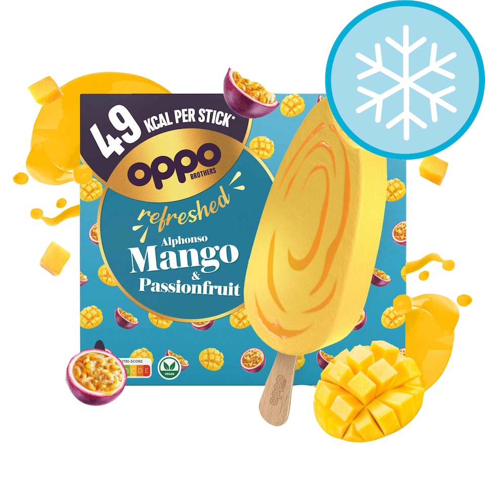 Oppo Mango And Passion Fruit Sorbet 3X95ml
