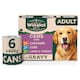 image 1 of WINALOT Meaty Chunks Mixed in Gravy Wet Dog Food 6x400g