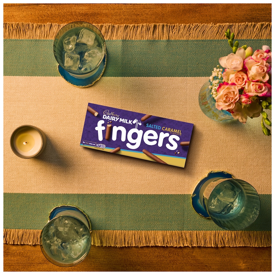 image 1 of Cadbury Dairy Milk Fingers Salted Caramel Flavour 114G