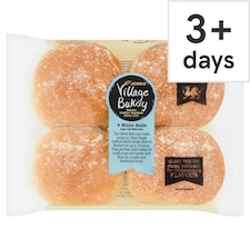 Jones Village Bakery Super Soft White Rolls 4 Pack