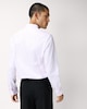 image 3 of F&F Pure Cotton Textured Slim Fit Shirt in Pink
