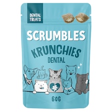 Scrumbles Krunchies Cat Dental Treats 60g