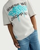 image 4 of Fortnite Pure Cotton Where We Droppin' T-Shirt in Cream