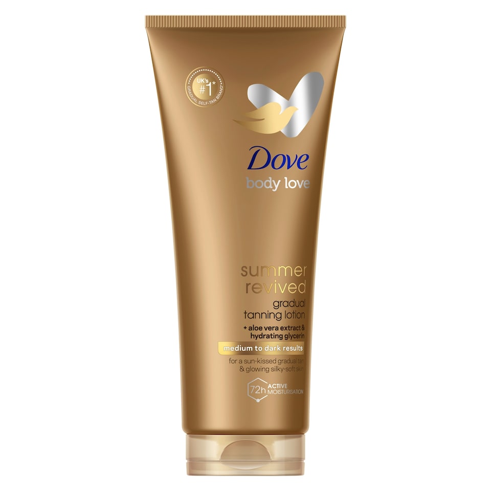image 1 of Dove Dermaspa Medium / Dark Gradual Self Tan 200Ml