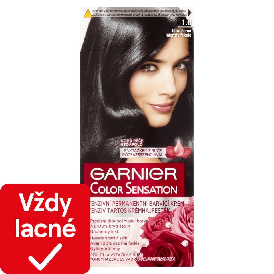 Garnier Color Sensation 1 .0 Ultra čierna, 60 +40 +12 ml