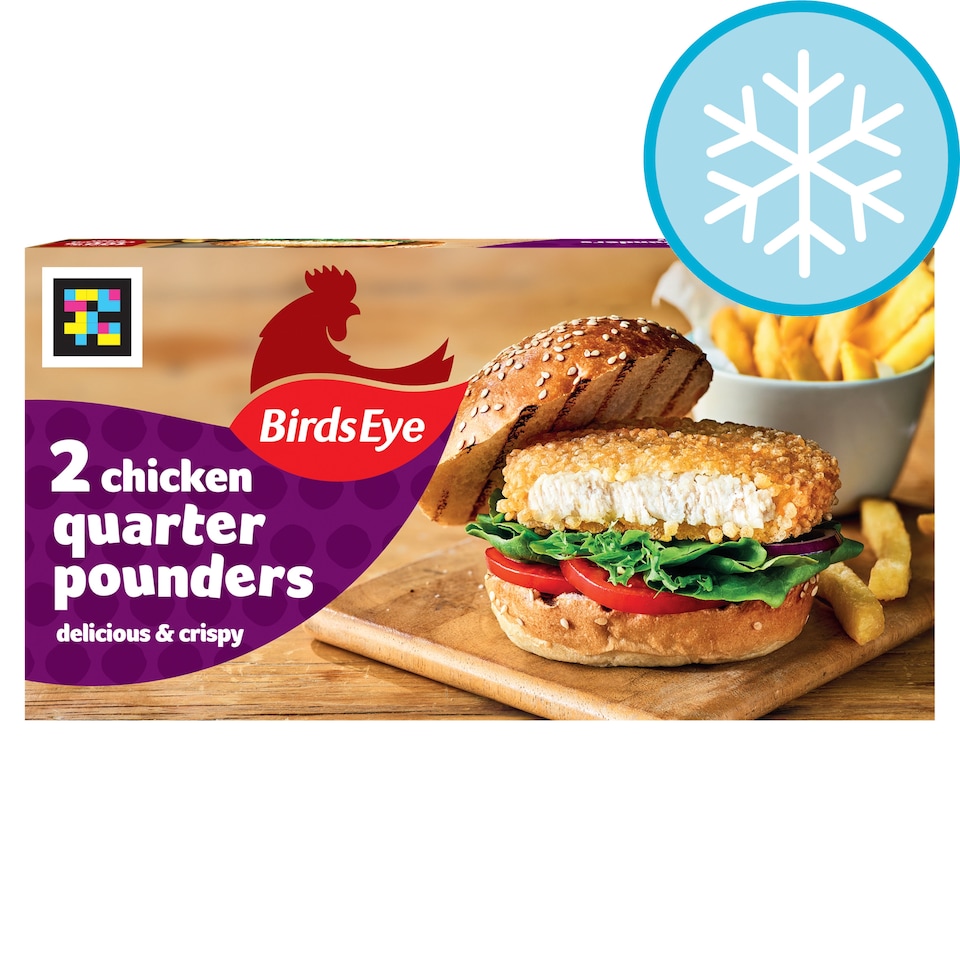 image 1 of Birds Eye 2 Chicken Quarter Pounders 227G