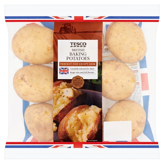 Tesco Jacket Potatoes 2.5Kg Pack Tesco Groceries