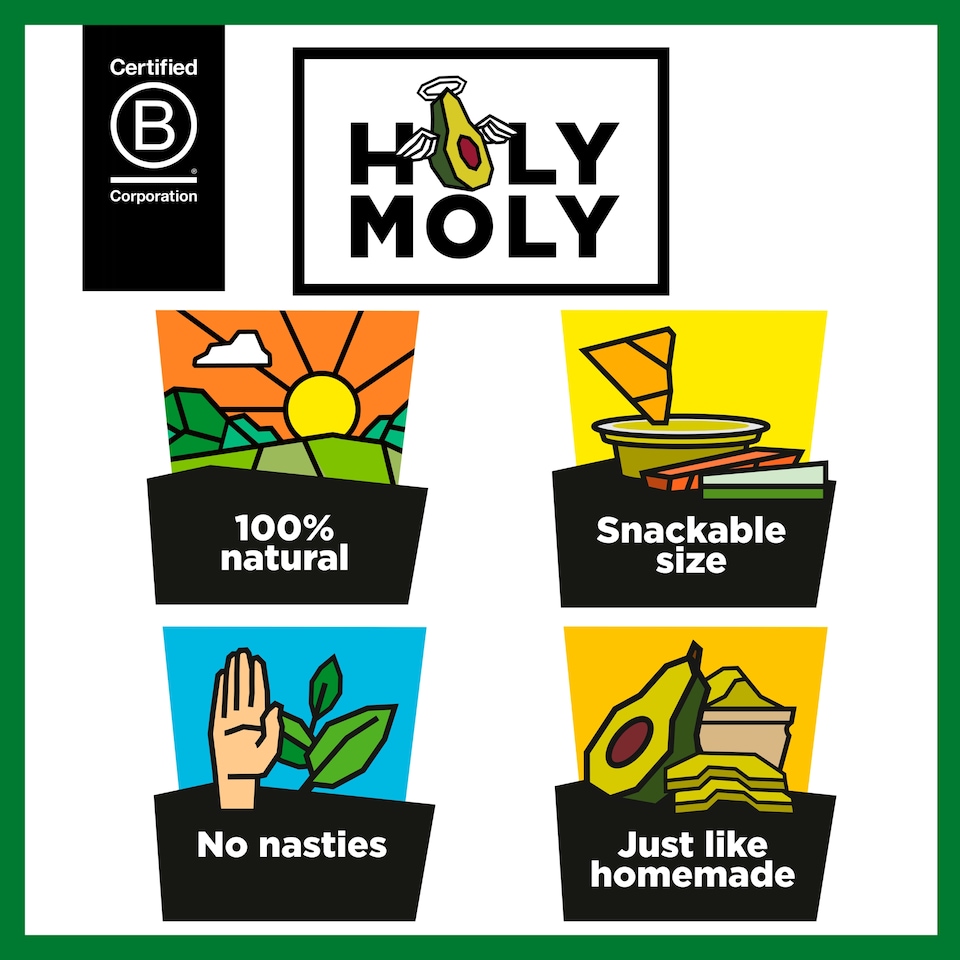 image 1 of Holy Moly Guacamole and Chip & Dip 76g 