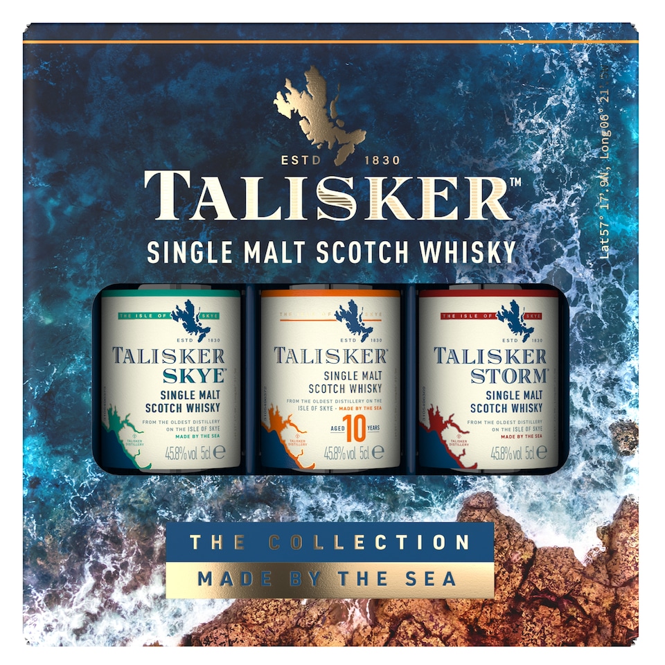 Talisker Skye + Storm + 10 Year Gift Set 45.8% Vol 3x5cl