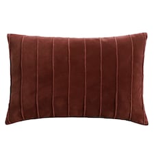 F&F Home Red Velvet Rectangle Cushion