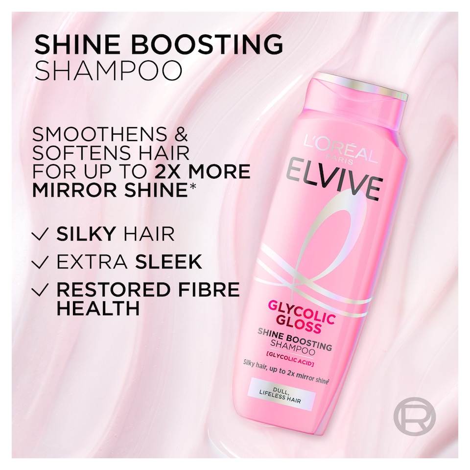 image 1 of L'Oreal Elvive Glycolic Gloss Shampoo 250Ml