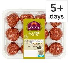 Shazans 12 Lamb Koftas 400g