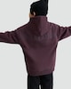 image 3 of F&F Active Cotton Rich Slogan Hoodie in Burgundy