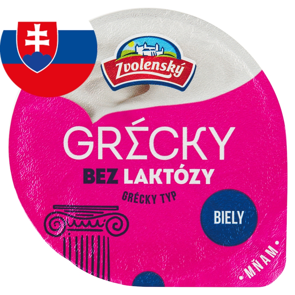 Zvolenský Greek Type Yoghurt Lactose-Free White 125 g