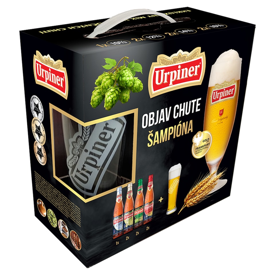 Urpiner 7 x 500 ml + Glass 500 ml