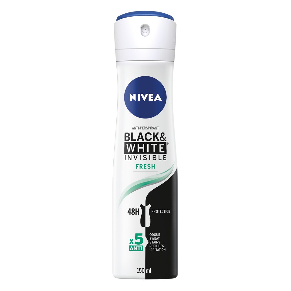 Nivea Deodorant Black And White Fresh 150Ml