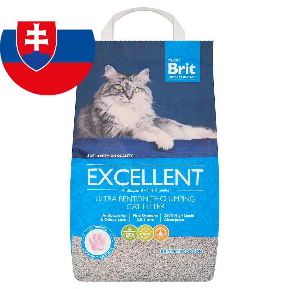 Brit Fresh for Cats Excellent Bentonite Clumping Cat Litter 5 kg