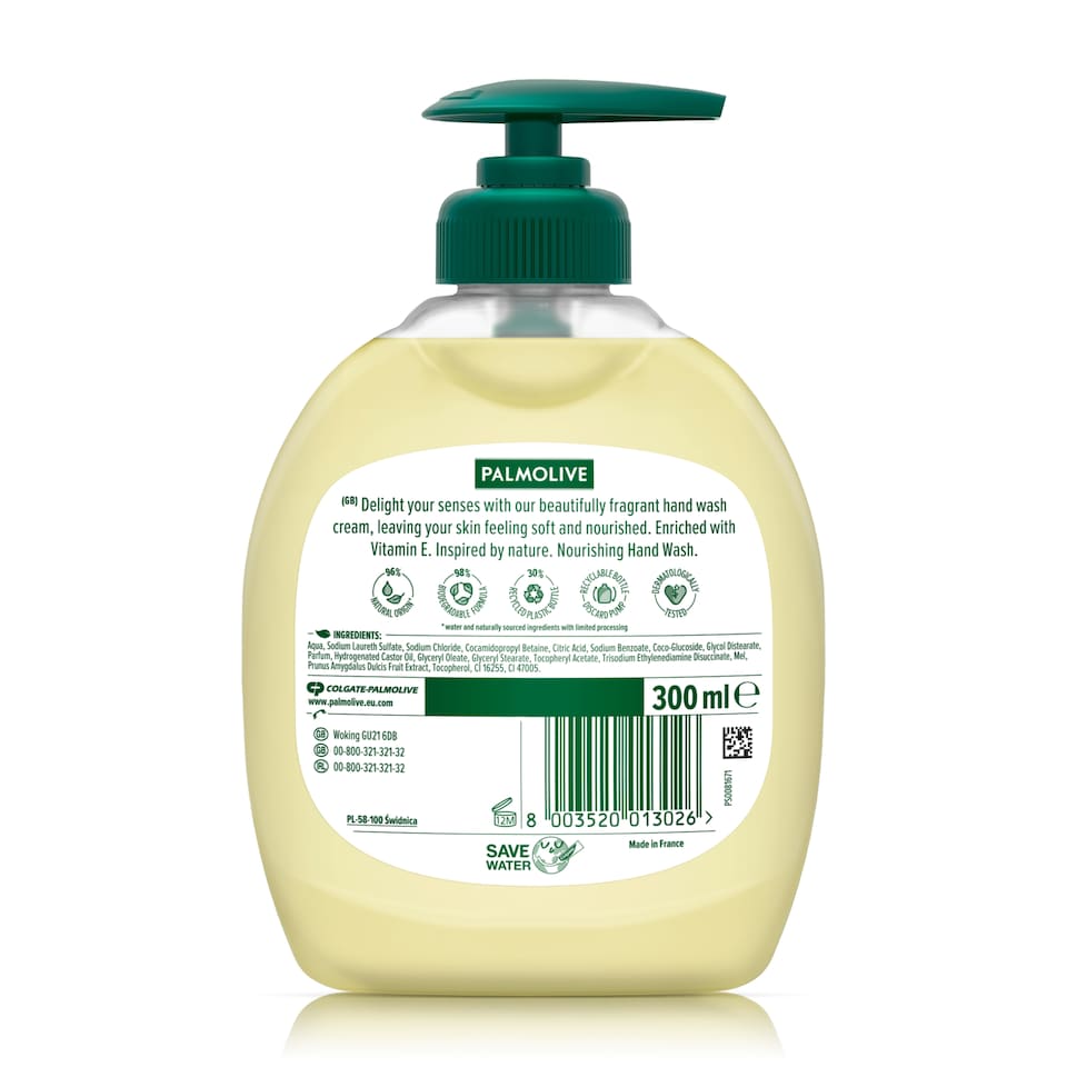 image 1 of Palmolive Naturals Milk & Honey Hand Wash Soap 300ml