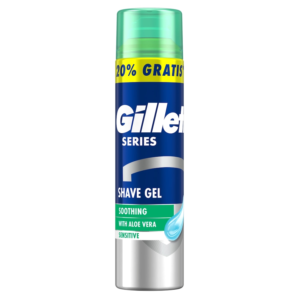 image 1 of Gillette Series Nyugtató Hatású Borotvazselé Aloe Verával, 240ml