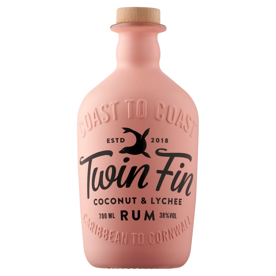 Twin Fin Coconut & Lychee Rum 700ml