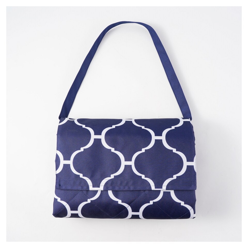 Tesco tile print quilted picnic rug
