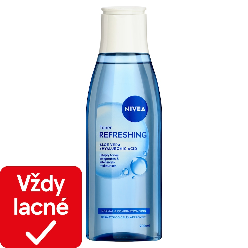 obrázok 1 z Nivea Osviežujúca čistiaca pleťová voda pre normálnu a zmiešanú pleť 200 ml