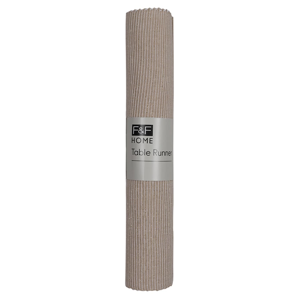F&F Home Gold Sparkle Runner