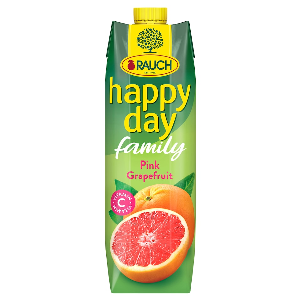Rauch Happy Day family růžový grapefuit 1l