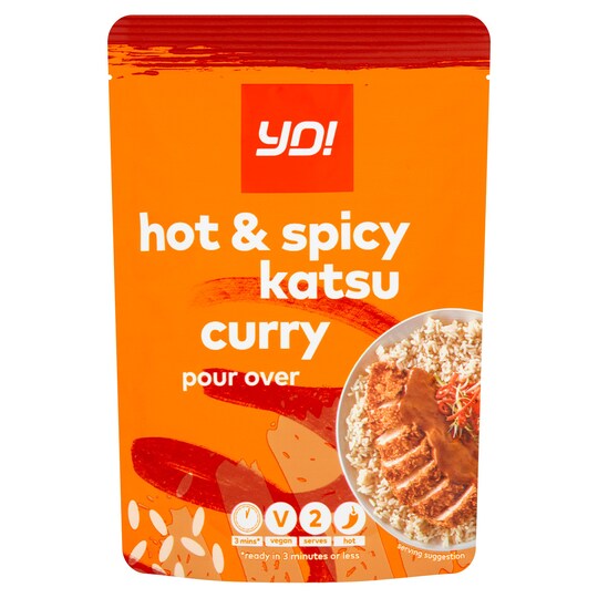 Yo! Hot & Spicy Katsu Curry Sauce 100G Tesco Groceries