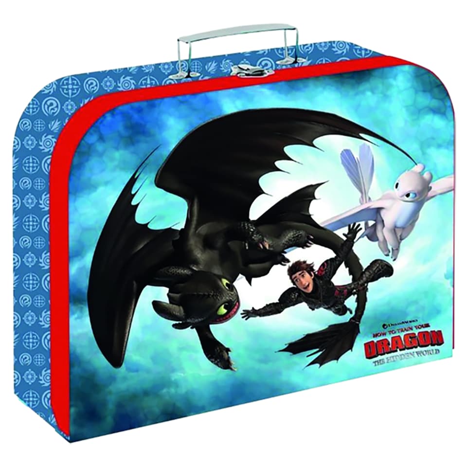 Obrázek 1 pro produkt Ledové království + Jak vycvičit draka dětský kufřík na malování pro dívky