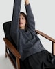 image 2 of The F&F Edit Ribbed Crew Neck Jumper with Wool in Grey