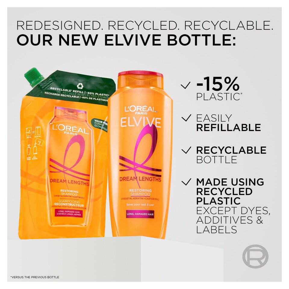 image 1 of L'Oreal Elvive Dream Lengths Shampoo 250Ml