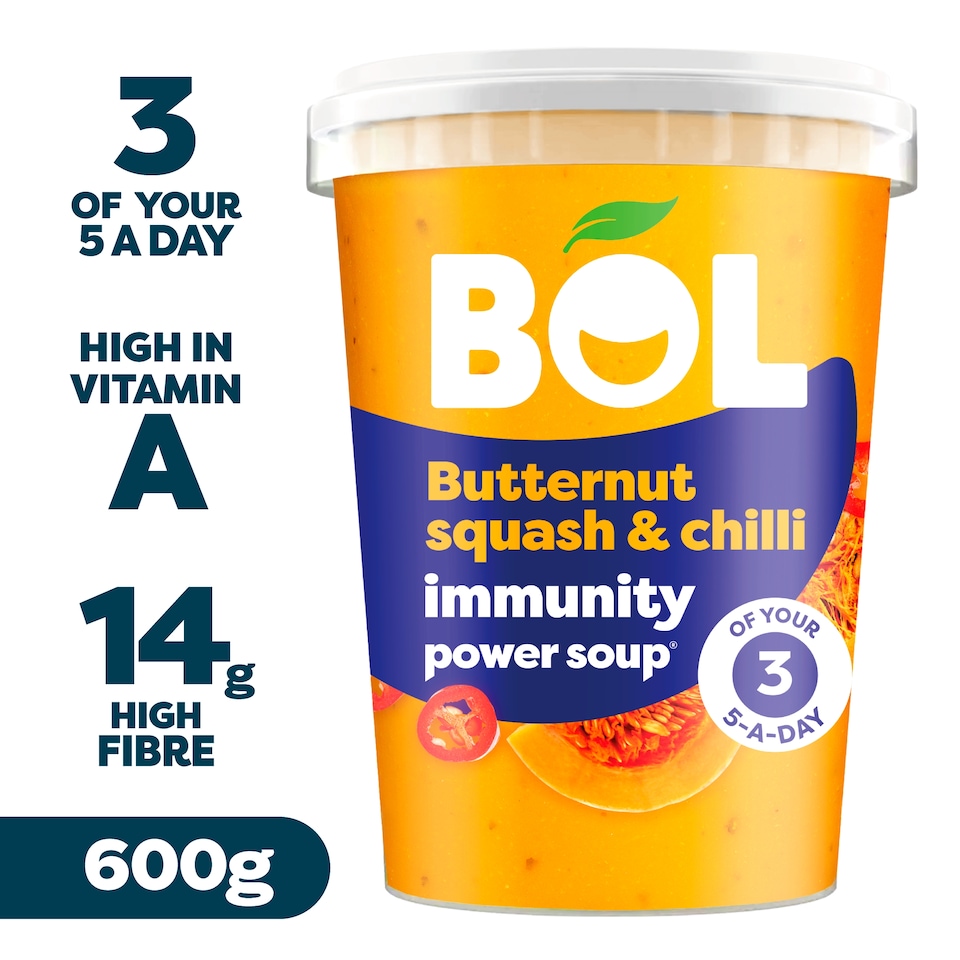 image 1 of BOL Butternut Squash & Chilli Power Soup 600g