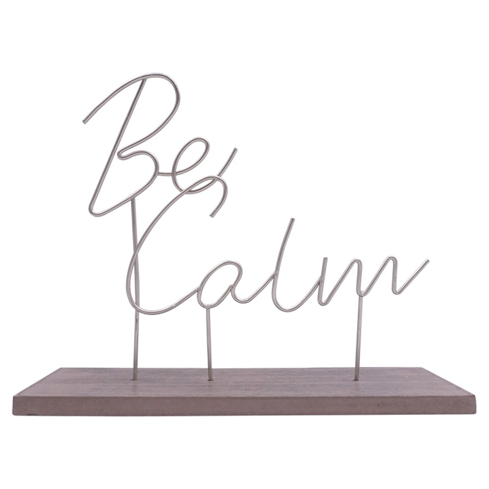 Fox & Ivy Bumble Bee Be Calm Plaque