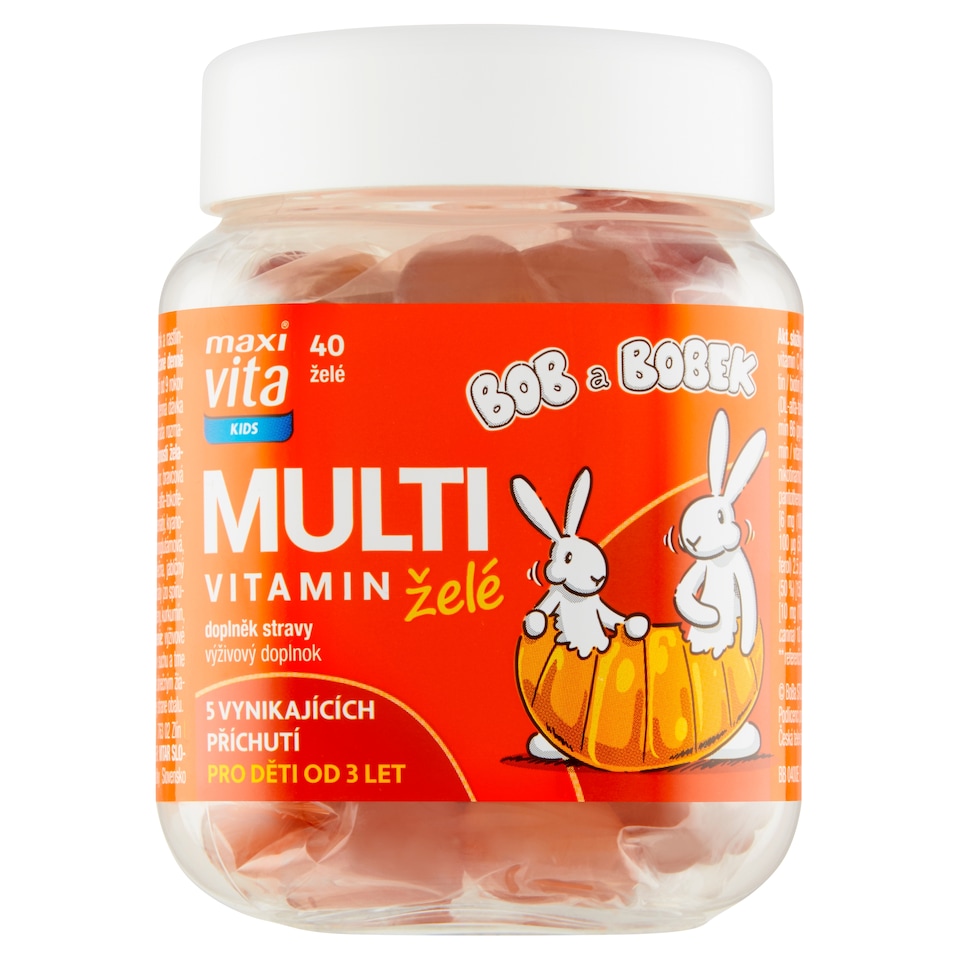 Obrázek 1 pro produkt Maxi Vita Kids Multi vitamin želé 133g