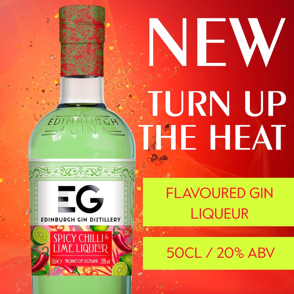 image 1 of Edinburgh Gin Distillery Spicy Chilli & Lime Liqueur 50cl