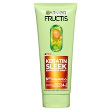 Garnier Fructis Keratin Sleek Shampoo for Dry, Frizzy Hair 200 ml